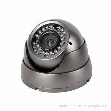700TVL CMOS CCTV Solution Vandalproof Dome Camera with 4 to 9mm Lens, IR-cut